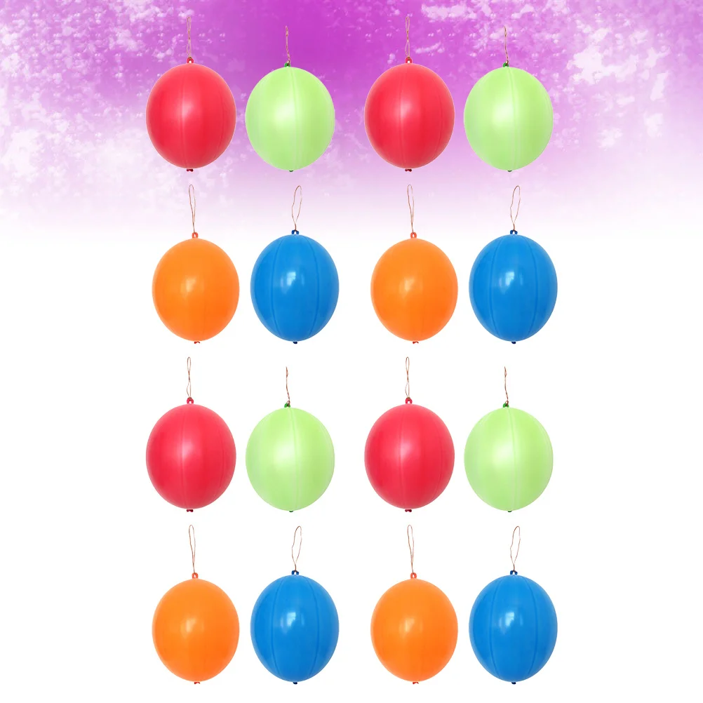 

30Pcs Punch Balloons Rubber Band Handle Durable Latex Material Birthday Party Supplies Kids Indoor Outdoor Fun