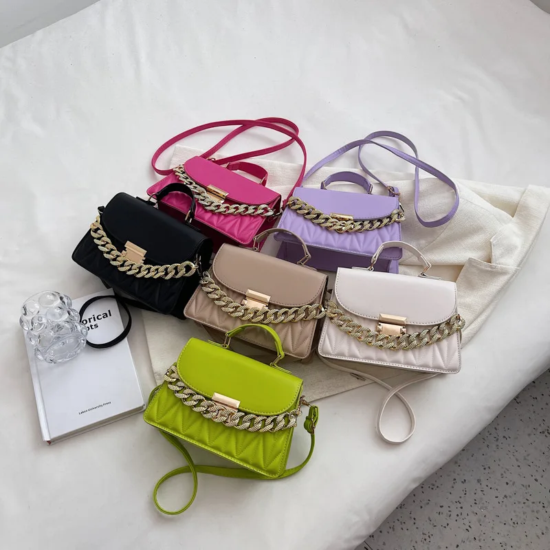 2024 New Designer Shoulder Bag Fashion Chain Crossbody Bags For Women Brand Ladies Handbags And Purses