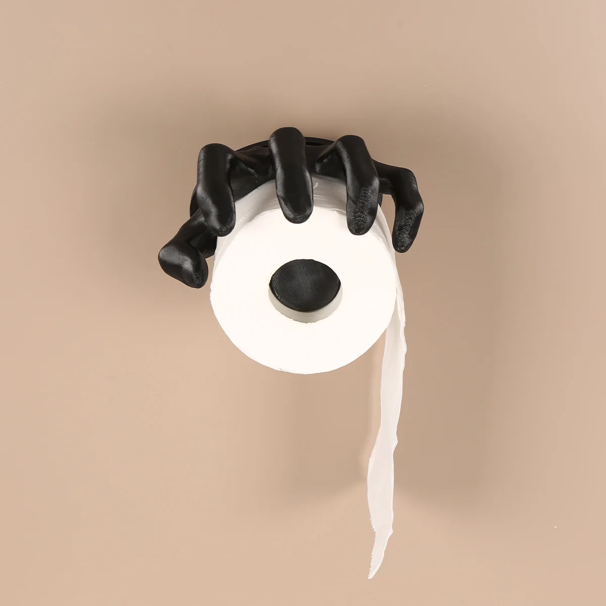 1 PC  Gothic style black witch hand, bathroom toilet paper decoration box, creative design, Halloween home decoration craft