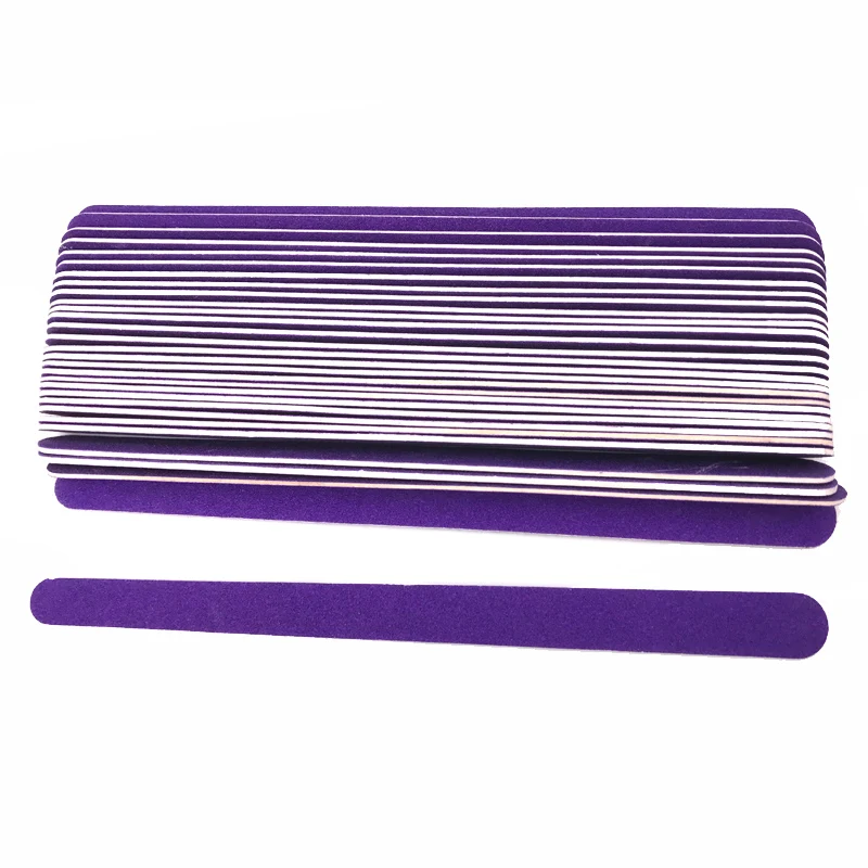 10Pcs Thick Wood Files for Nails Gel Polishing MINI Professional Manicure Tools Buffers Set Washable for Nail Salon Pruducts