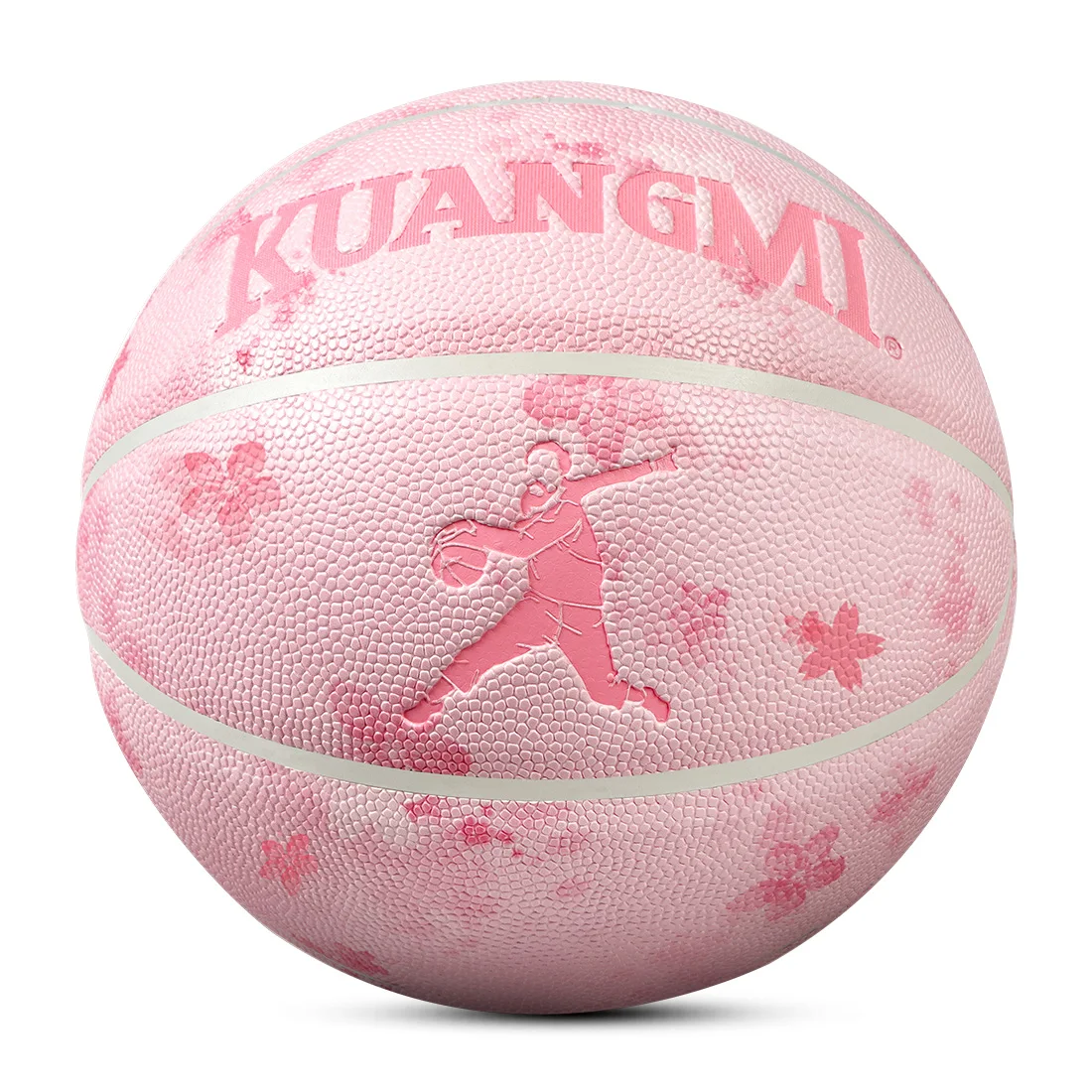 Kuangmi Size 6 7 Sakura Basketball Wear-resistant Anti-Friction Training Ball Competition Sports Birthday Gift