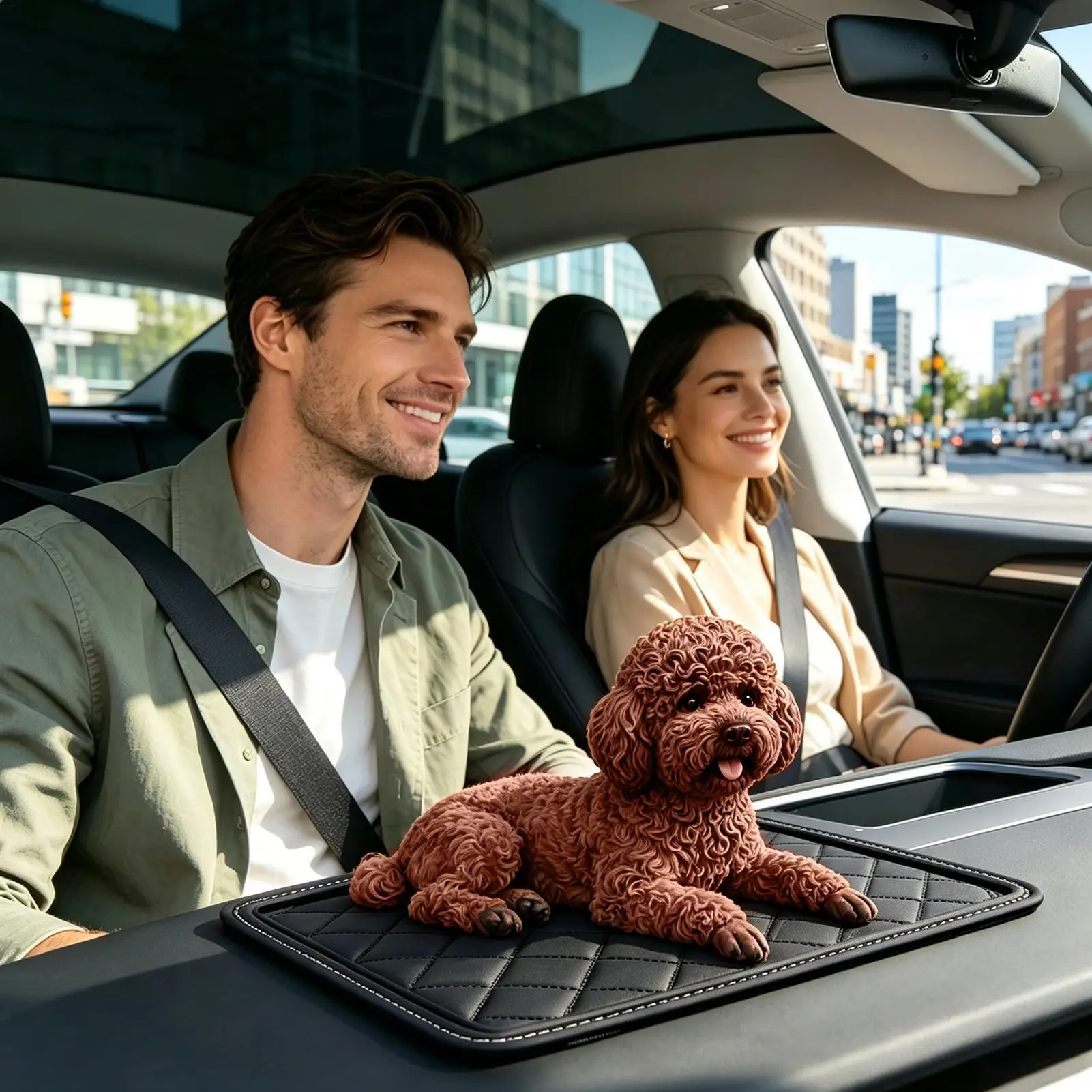 Car Dashboard Decoration Decorative Vehicle Interior Decoration Dog Figurine Car Dashboard For Automotive Sedan Pickup Truck RV