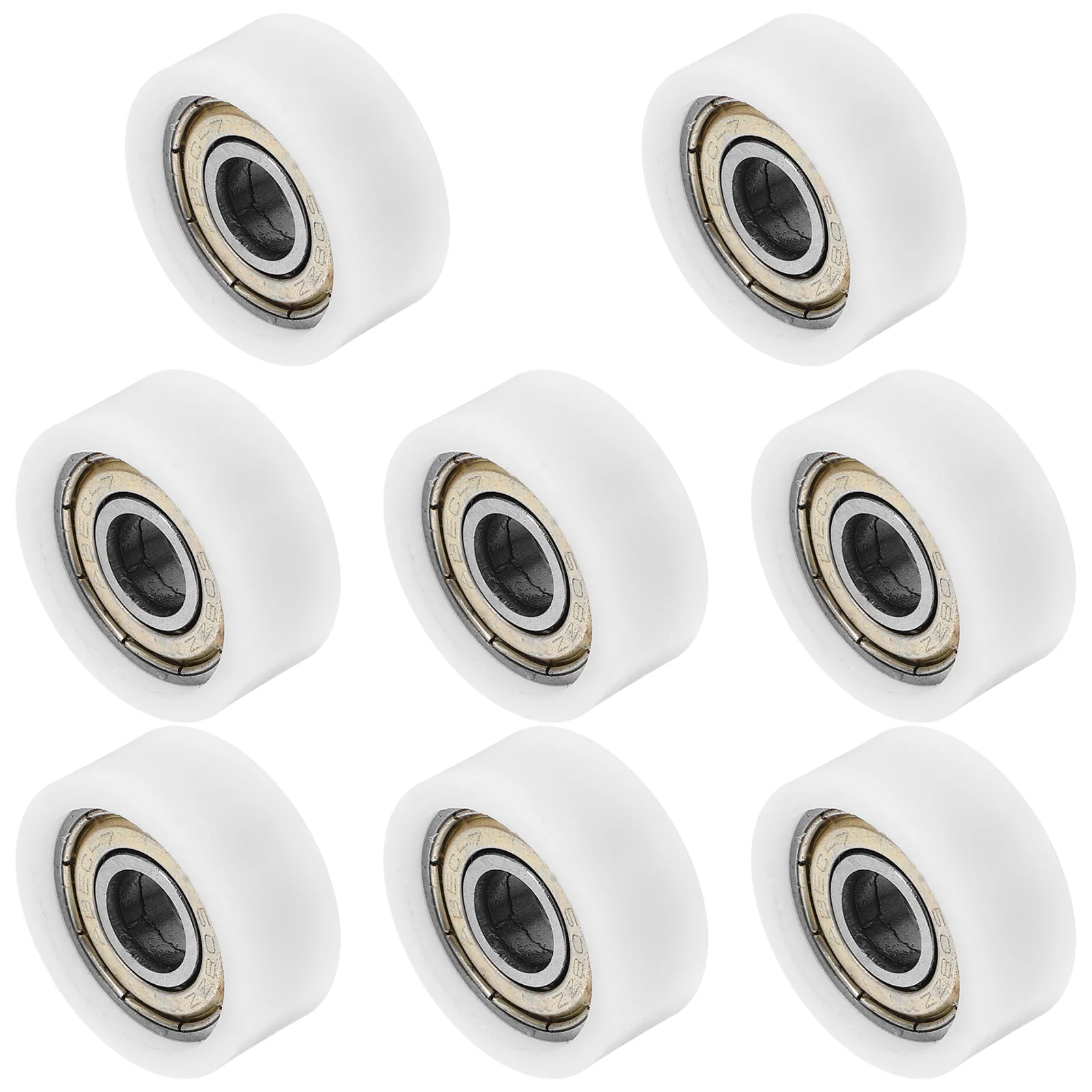 

8 PCS Door and Window Bearing Pulley Wheel Roller Barn Hardware Replacement Sliding Track Nylon Rolling