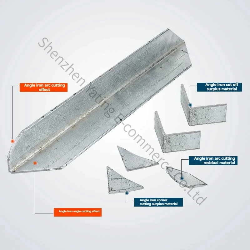Hydraulic Multifunctional Angle Steel Shearing Machine Copper Aluminum Row Punching Cutting Chamfer