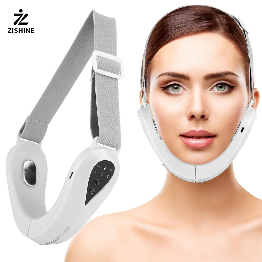 جهاز تنحيف الوجه الكهربائي الصغير من HotsellingEMS، مدلك Vface لرفع وشد الوجه، أداة تجميل لتنحيف الوجه وشدها