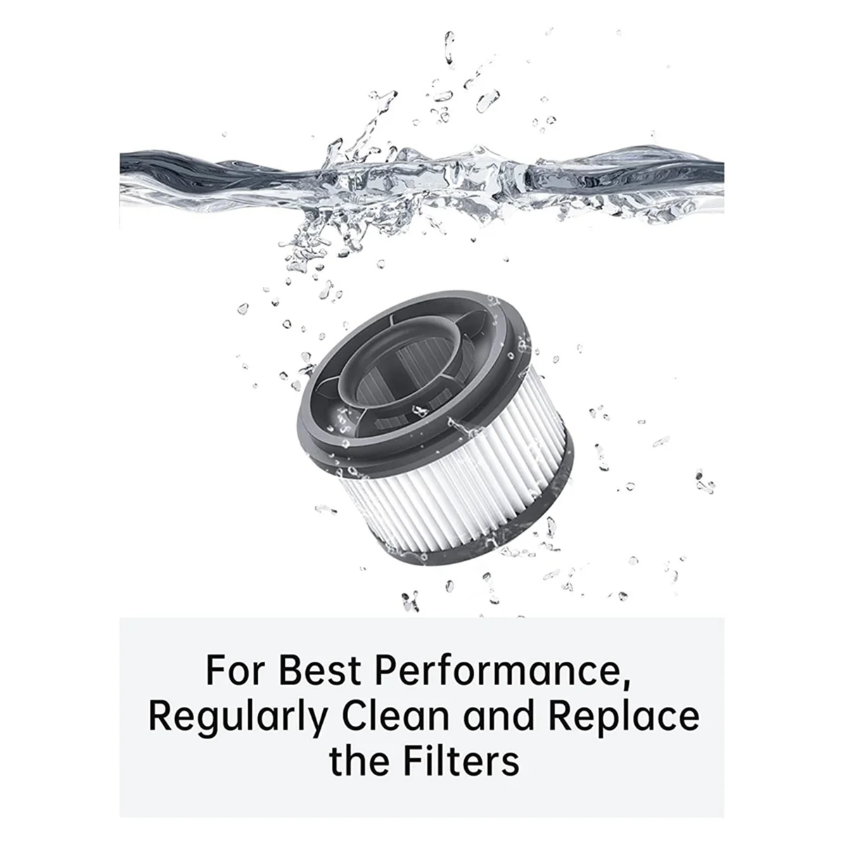 A97G 2セット T10 T20 T30 ハンドヘルドコードレス掃除機用 洗えるフィルター交換用高効率フィルター、4