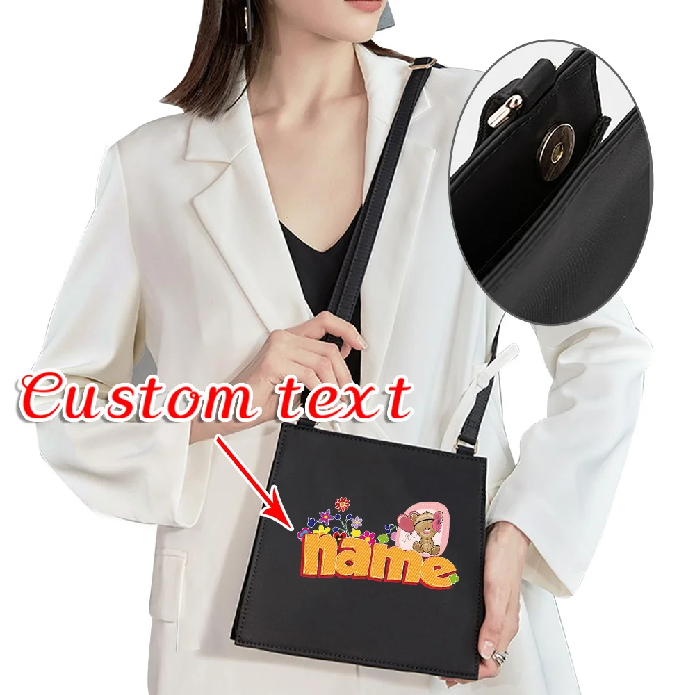 

Personalized Customization Name Women's Fashionable Crossbody Bag Shoulder Bag Commuting Storage Bag Customized Product