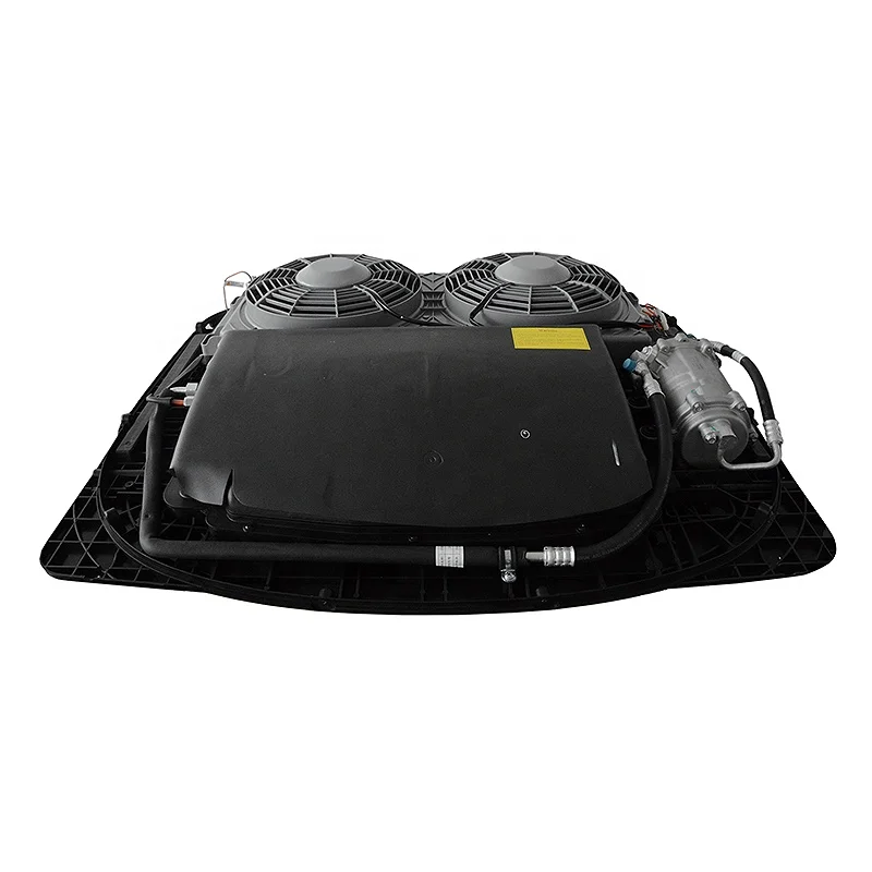 Ar condicionado alto da cabine do caminhão do condicionador de ar 12V 24v do telhado do ventilador duplo