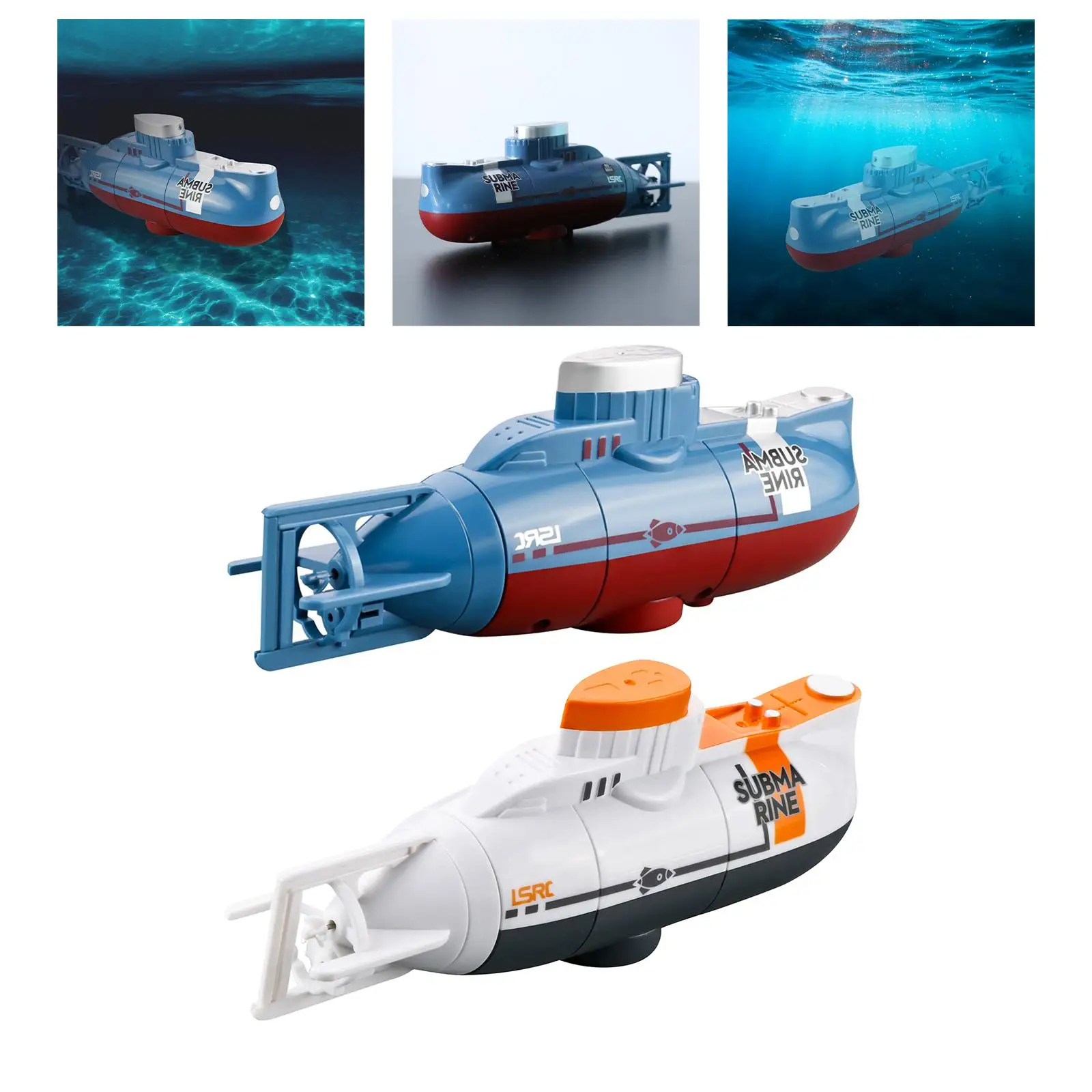 Kid Toy Mini RC Submarine Waterproof Swim Simulation Electric Remote Control Watercraft Model Gift for Kids