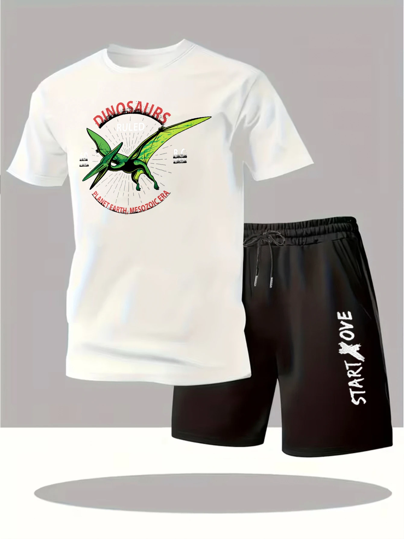 

Мужские комплекты 2025: Новинка! Модный костюм для мужчин, спортивный костюм, комплект с графическим принтом, футболка с коротким рукавом, мужской спортивный костюм с принтом.