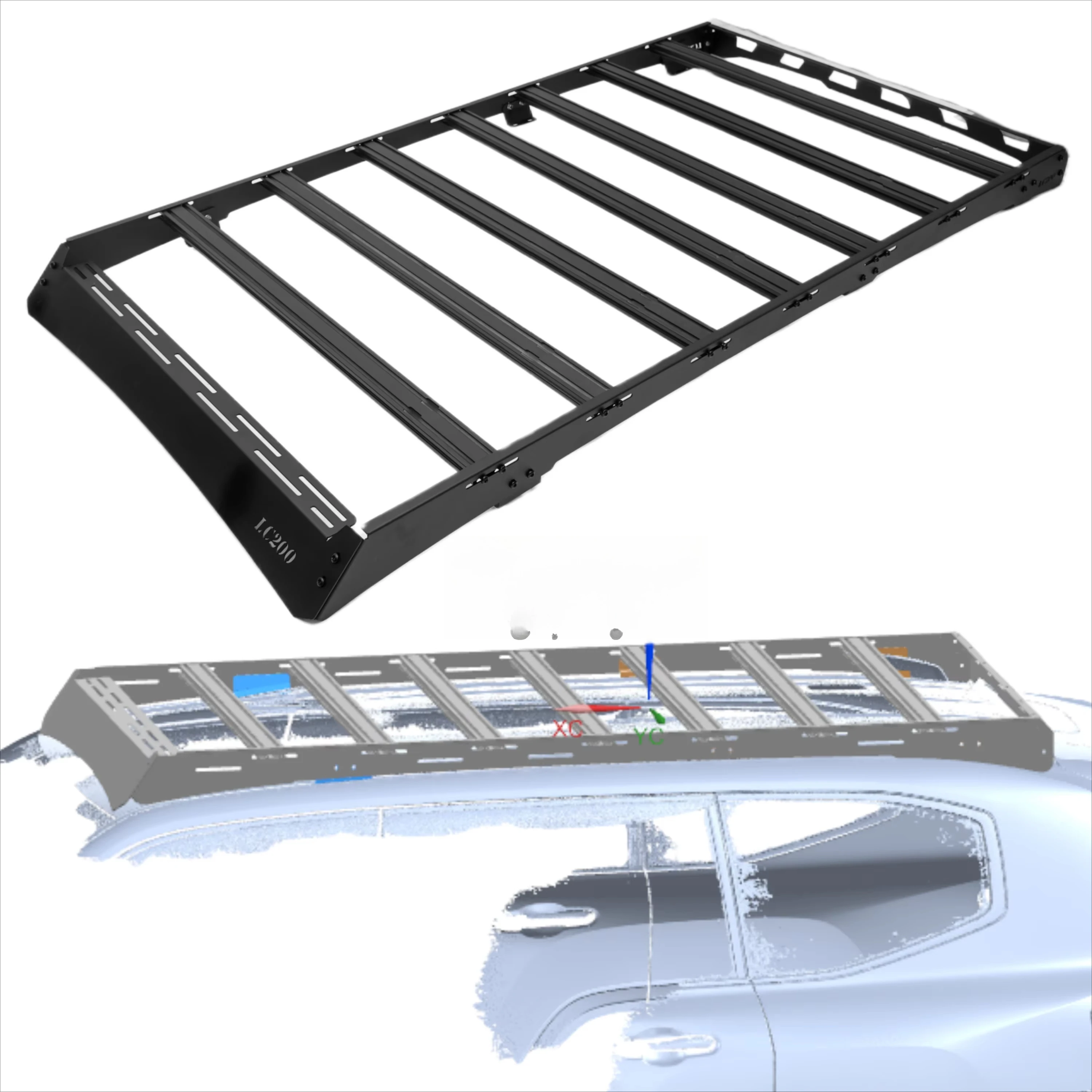 

Car Roof Racks Roof Platform for Land Cruiser LC200 LC250 LC300 PRADO LC150 LC120 FJ CRUISER Luggage Car Carrier Roof Basket