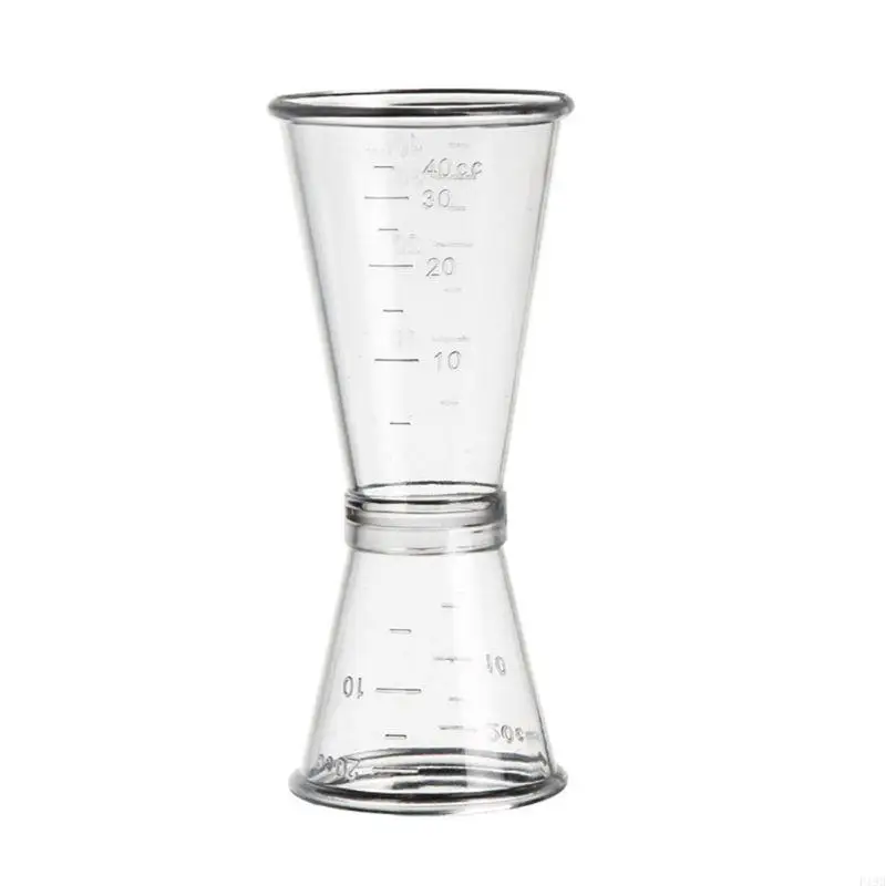 F19B Jigger Single Double Shot Cocktail Wine Short Drink Measure Cup S / L Bar Party