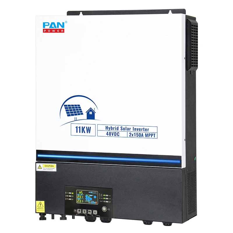 

Parallel 11kw Hybrid Inverter With Dual Mppt 2*150A Solar Charge Controller