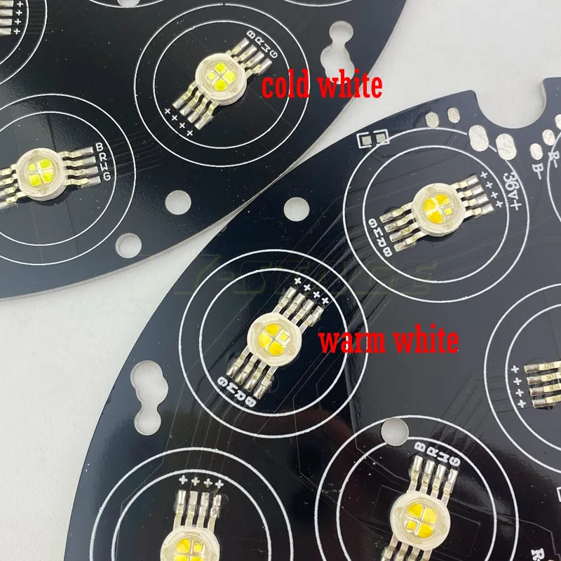 180mm Waterproof 24x12w 18x10w 4in1 6in1 RGBW RGBWAUV Warm Cold White LED Par Light Replacement LED Panel Light Source