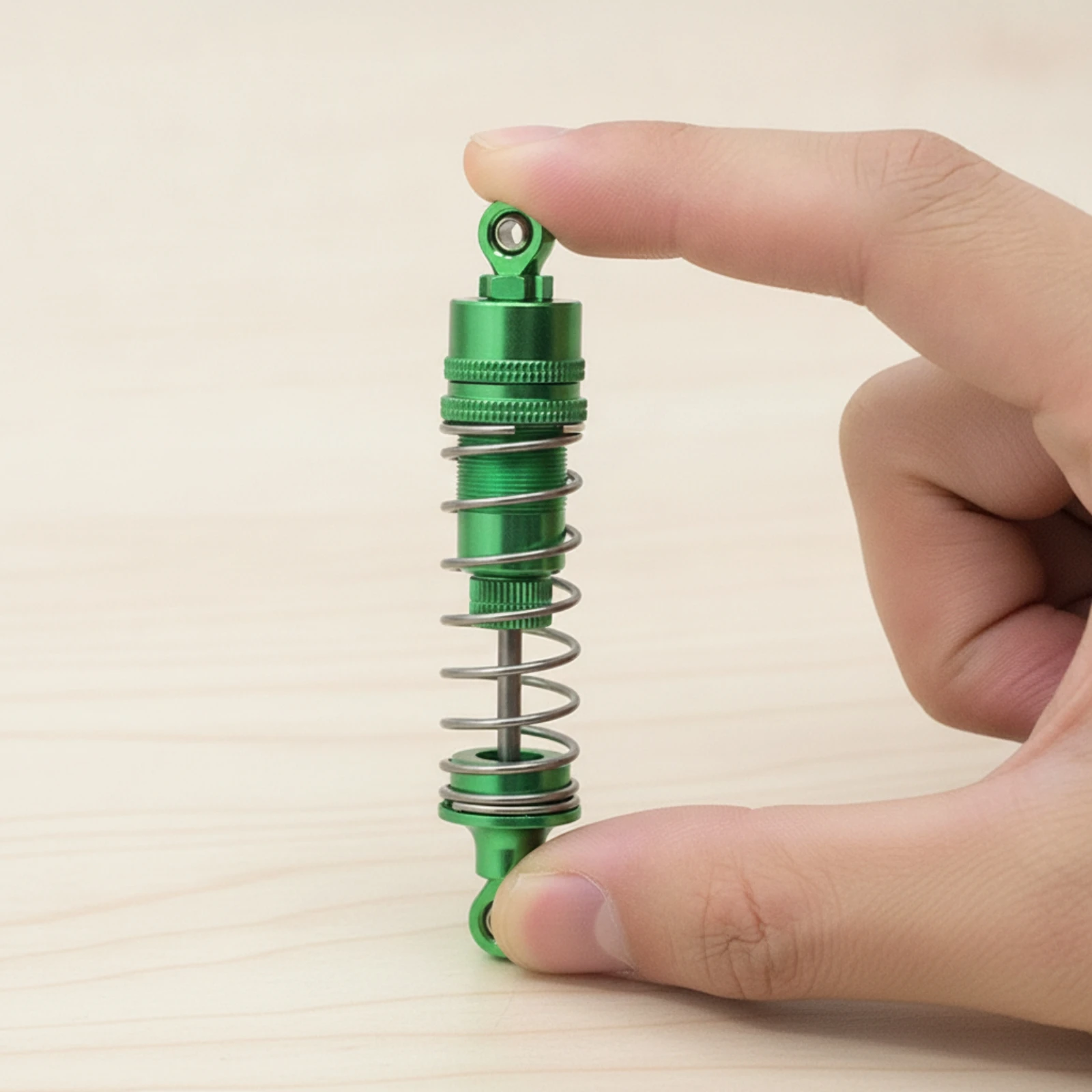 4 Pieces RC Car Shock Absorber Anodized Shock Absorbers with Coil Springs RC Car Dampers Long-Lasting Parts Easy to Install