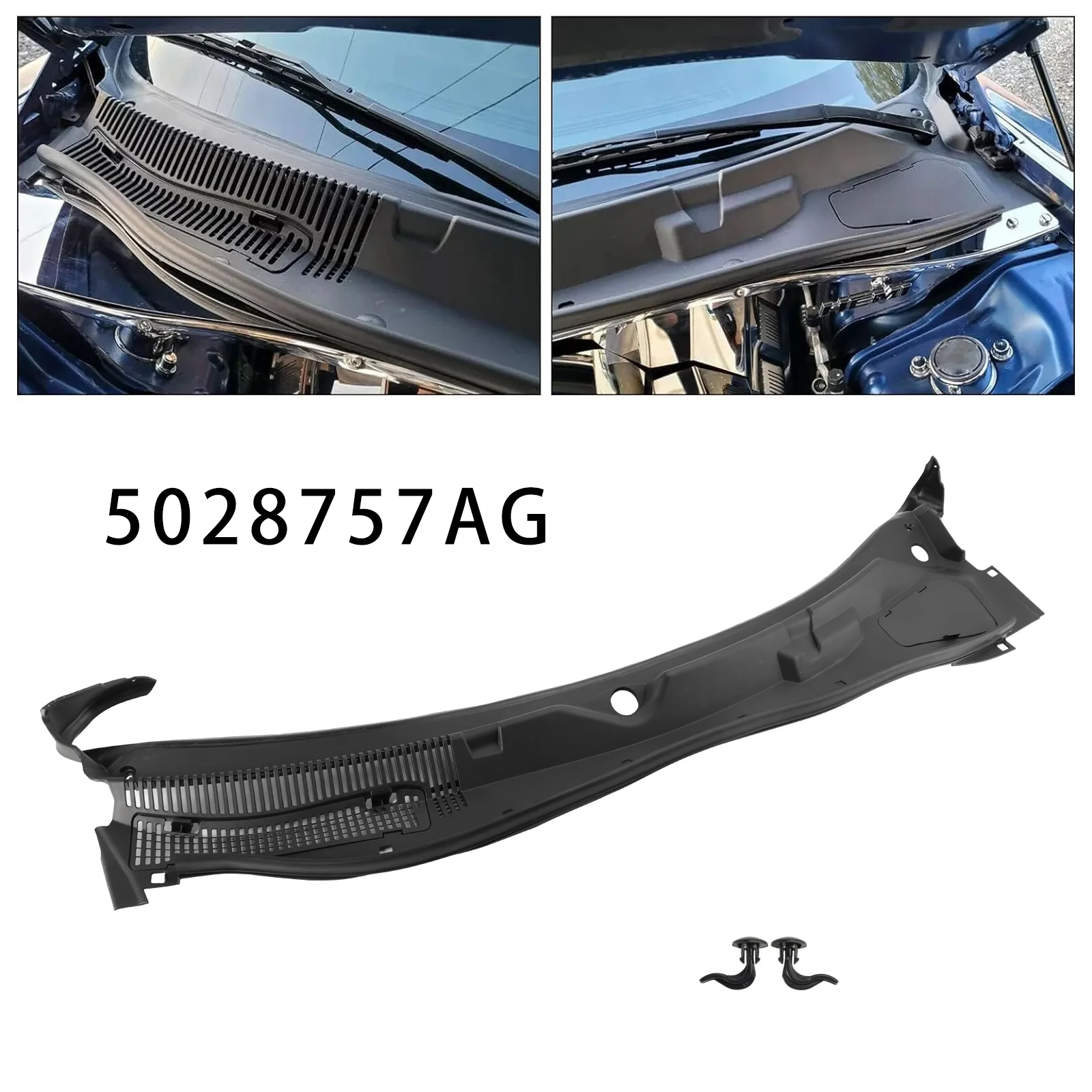 Image of Artudatech Scheibenwischerverkleidung oben 5028757AG für Dodge Challenger 2008–2019