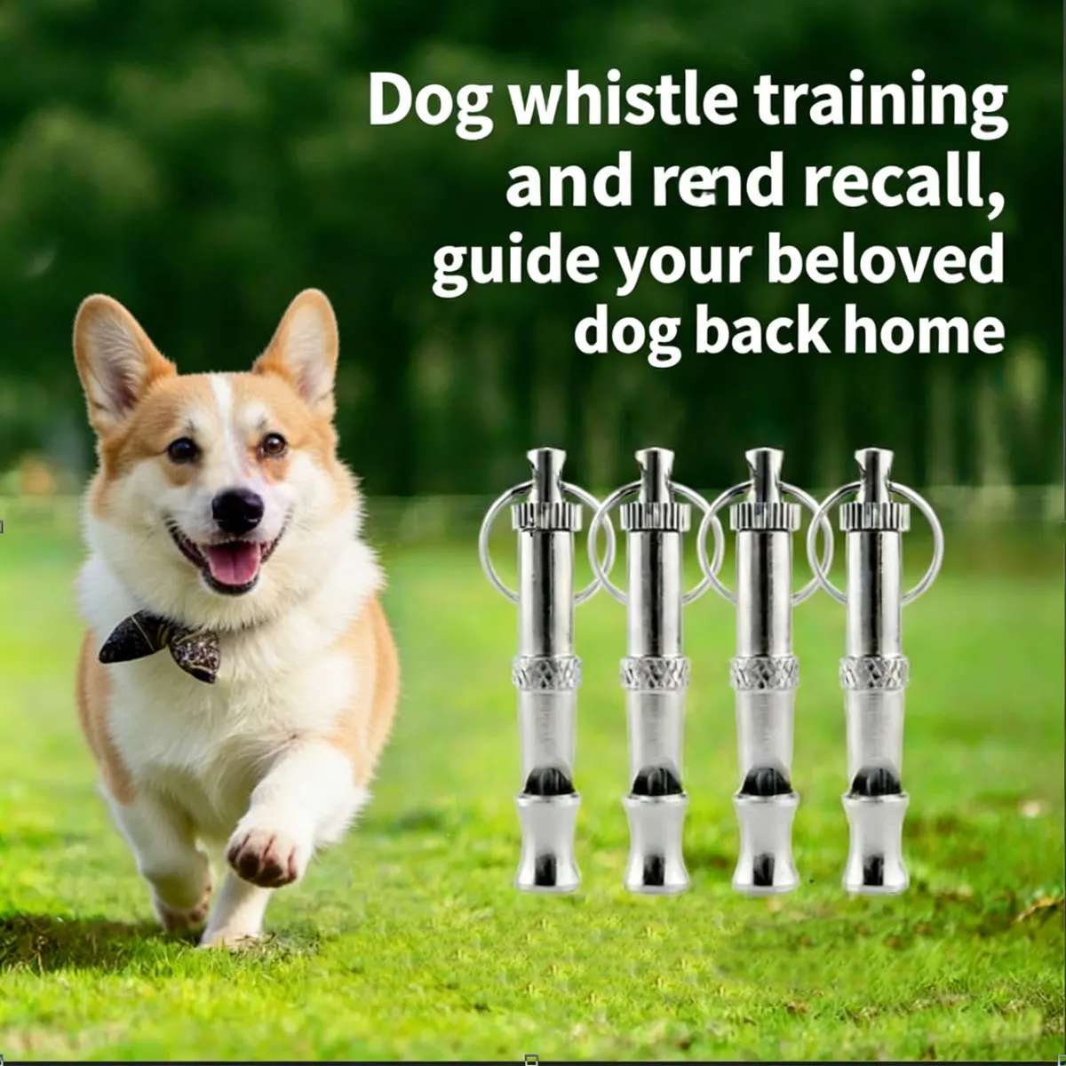 

1 Pc Pet Dog Whistle Adjustable Volume Utrasonic whistle Portable Used For Pet Training Behavior Assistance