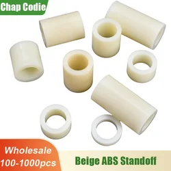 100/1000Pcs ABS Nylon Column Standoff Motherboard Insulation PCB Support Spacer Washer M3 M4 M5 M6 M8 M10 M12 Pillars Wholesale