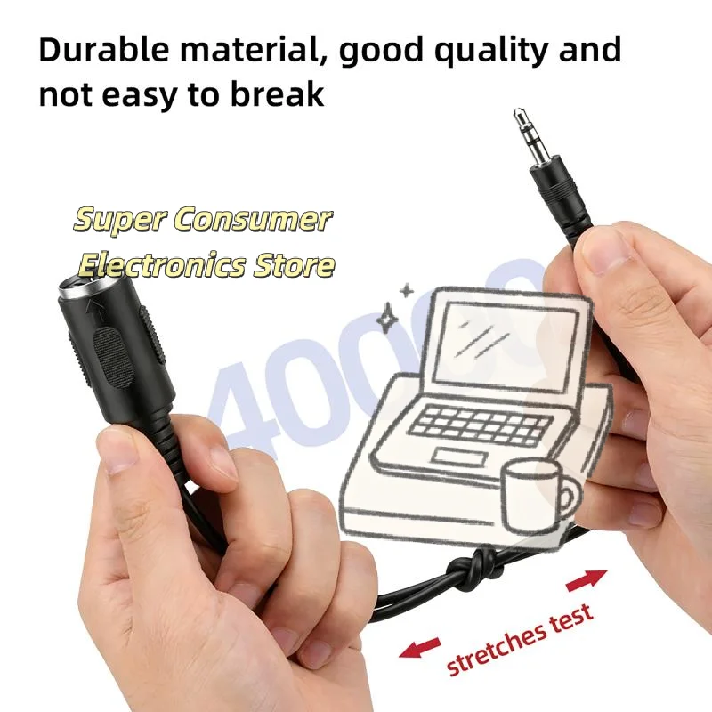 MIDI DIN 5 to 3.5mm TRS Adapter Cable Flexible Shielded Cord Anti Interference Design for MIDI Controllers