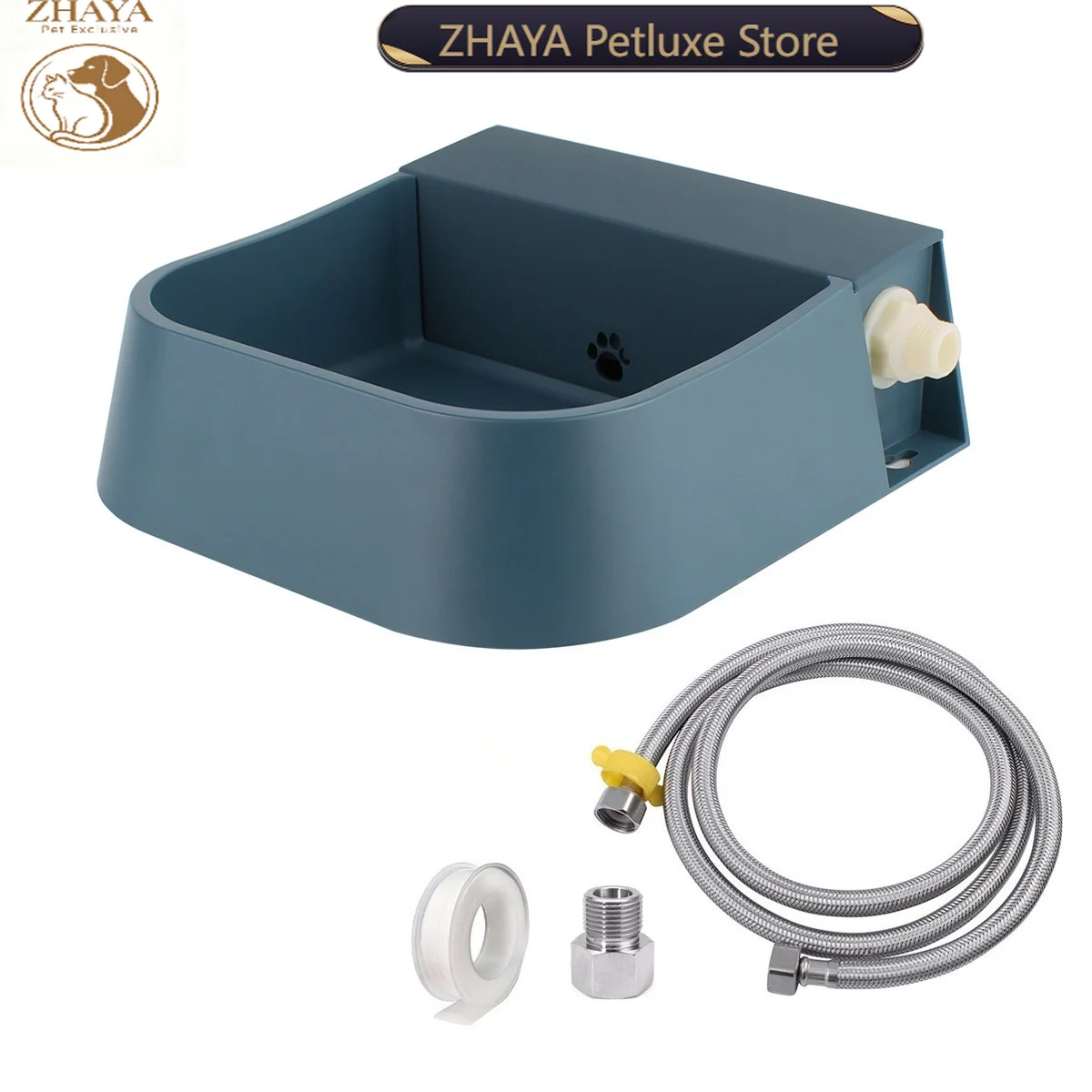 zhaya-automatic-dog-water-bowl-2l-floating-ball-pet-feeder-with-15m-hose-self-refilling-dispenser-for-cats-chickens-rabbits