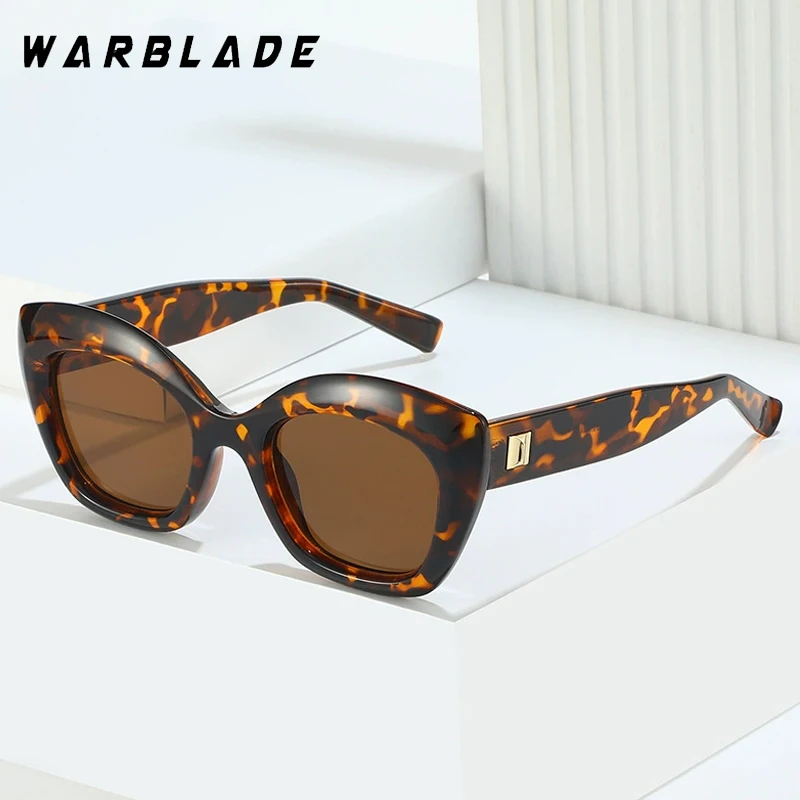 

Punk Thick Frame Cat Eye Women's Sunglasses Luxury Brand Vintage Design Men Sunglass Outdoor Drive Summer Travel Eyewear UV400