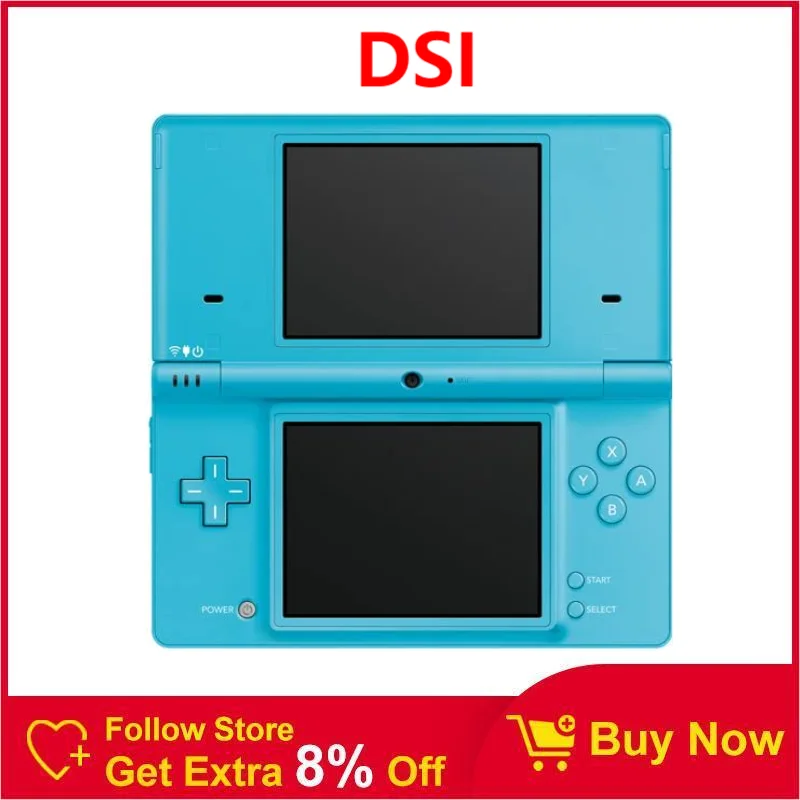 Professionally Refurbished For DSi Game Console For  DSi Palm game With 128GB memory card +R4 card Free Games 7280