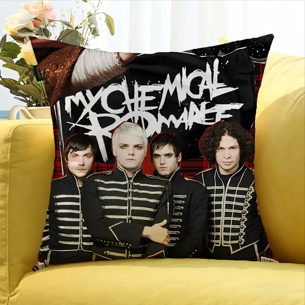 MCR Fan Icon My C-Chemical Romance Various Sizes Square Pillow Case For Car Home Bedchamber Decor