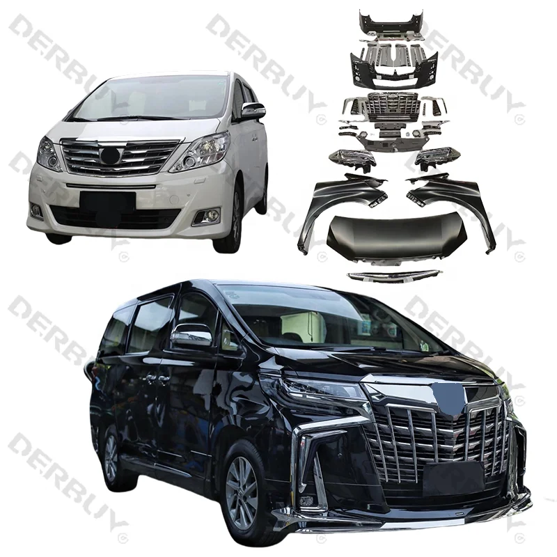 for to yo ta anh20 alphard convert to anh35 2023 series alphard accessories Tuning body kit alphard used auto car