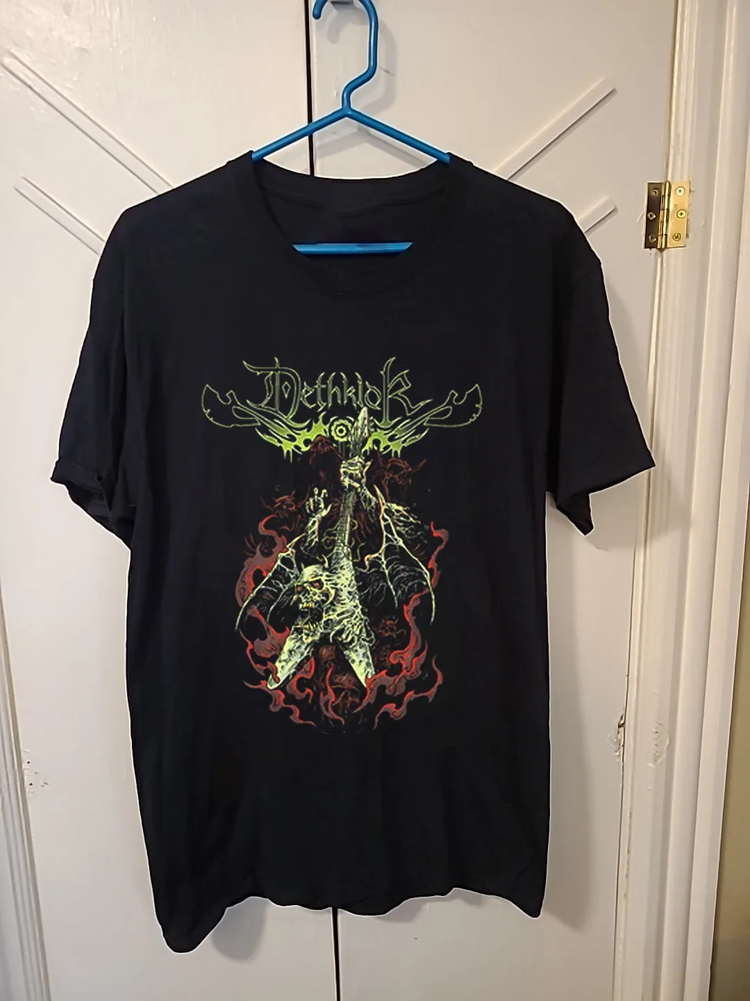 Hot Rare Dethklok Band Dethalbum II Cotton Black Shirt S to 5XL SG336