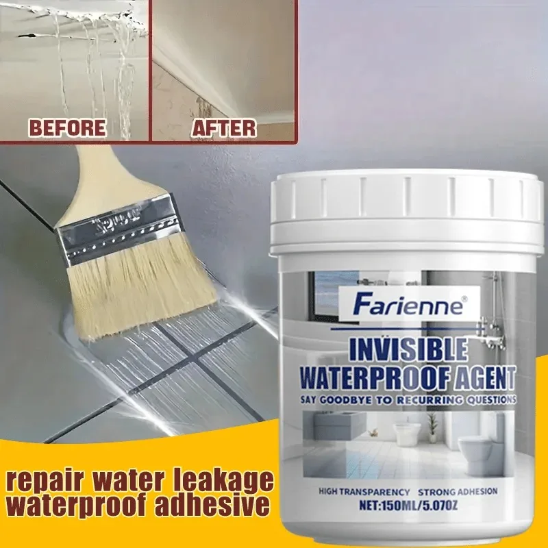 Transparent Waterproof Sealant, Invisible Waterproof Sealant with Super Adhesive Insulation Coating, Suitable for RV Exterior