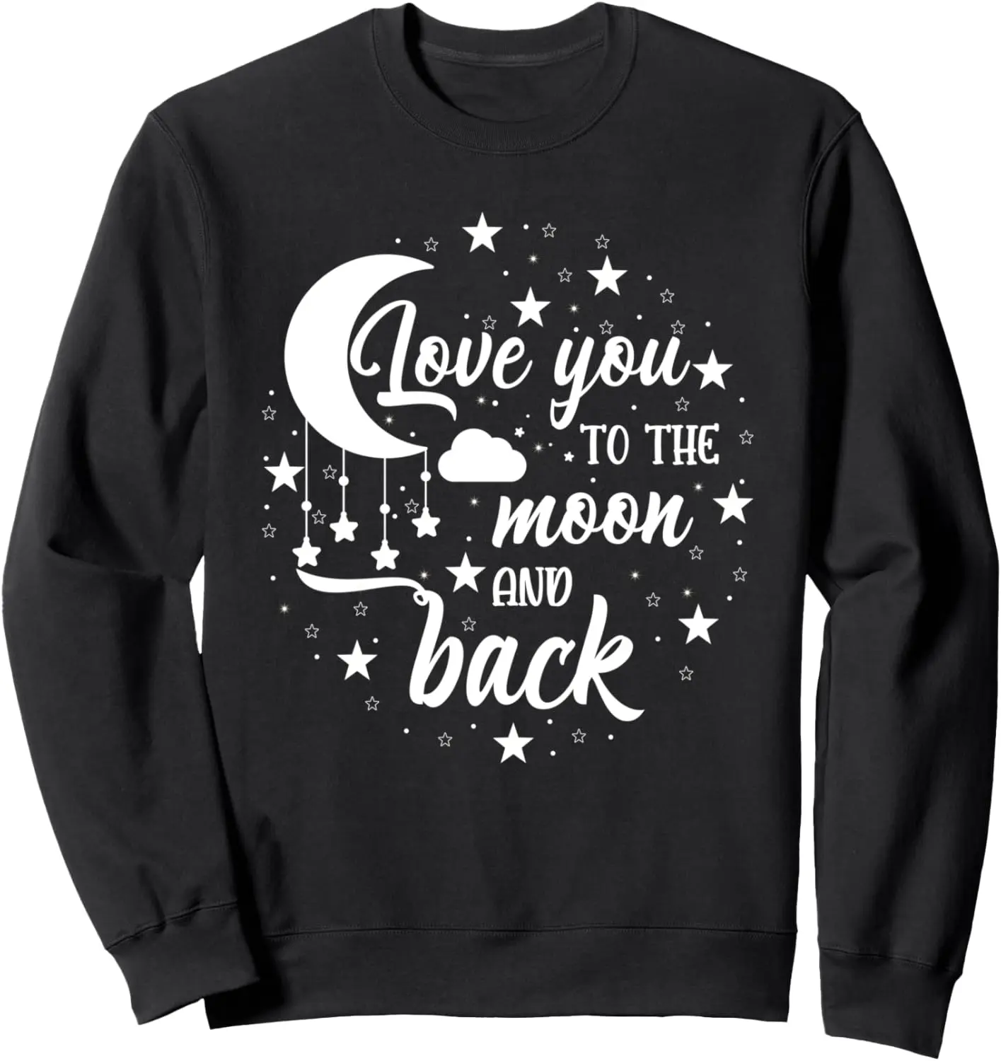 

Толстовка с надписью «Love You To The Moon And Back»