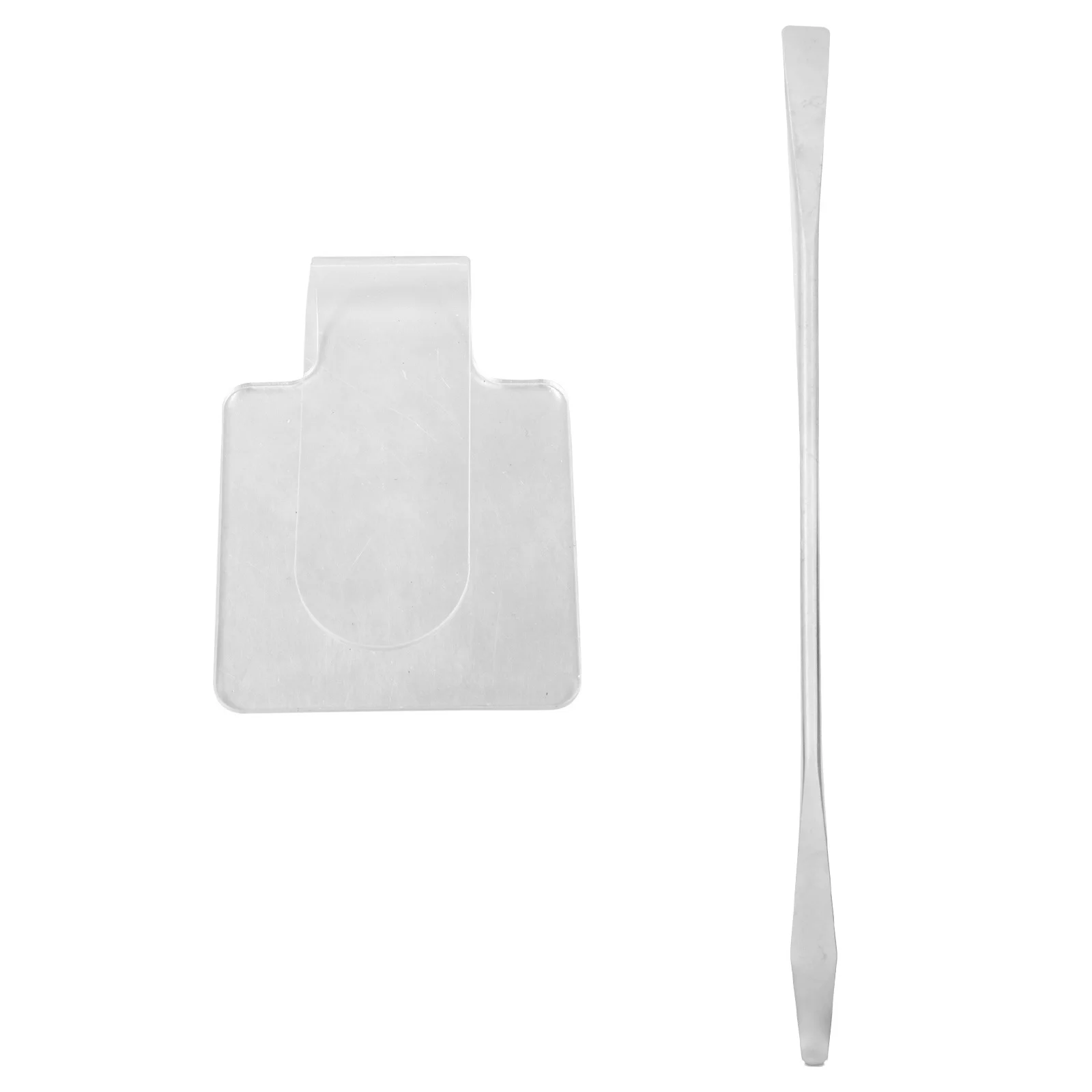 2 Stück Acryl-Make-up-Paletten, transparente Handpaletten für individuelle Foundation, Lippenstift, Farbmischung, Salon-Make-up