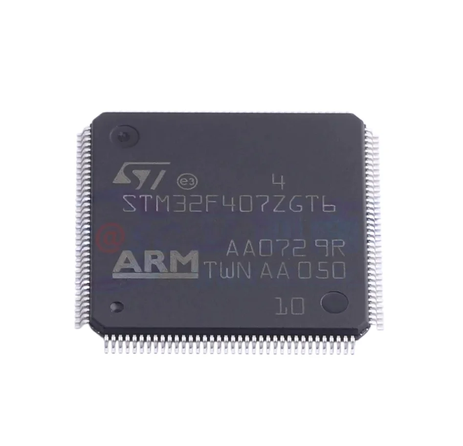 Brand new original STM32F407ZGT6 LQFP-144 ARM Cortex-M4 32-bit microcontroller