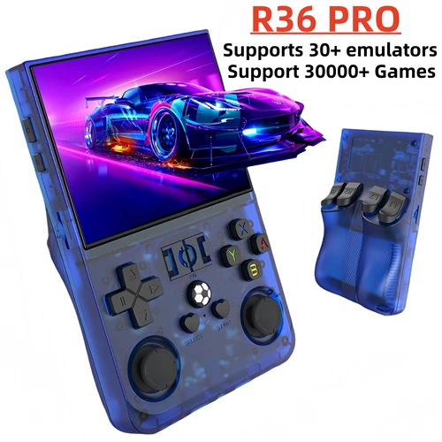 Consola de videojuegos portátil Retro R36pro, código abierto, pantalla IPS de 3,5 pulgadas, sistema Linux, reproductor de bolsillo portátil, juegos R36 PRO