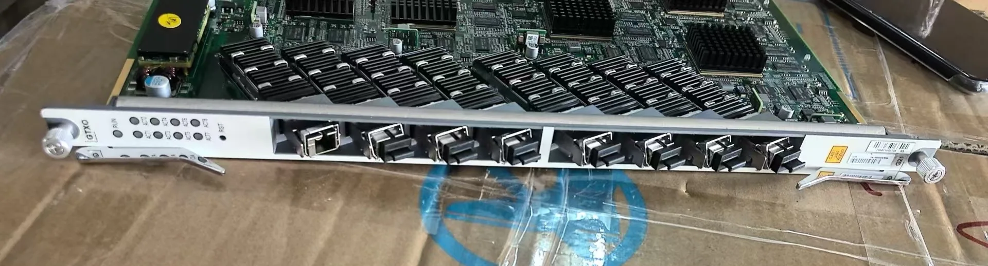 Original GTXO 10G GPON 8Port XG-PON Board With N1 SFP Module Compatible with C300 C320 Firmware Version OLT GTXO