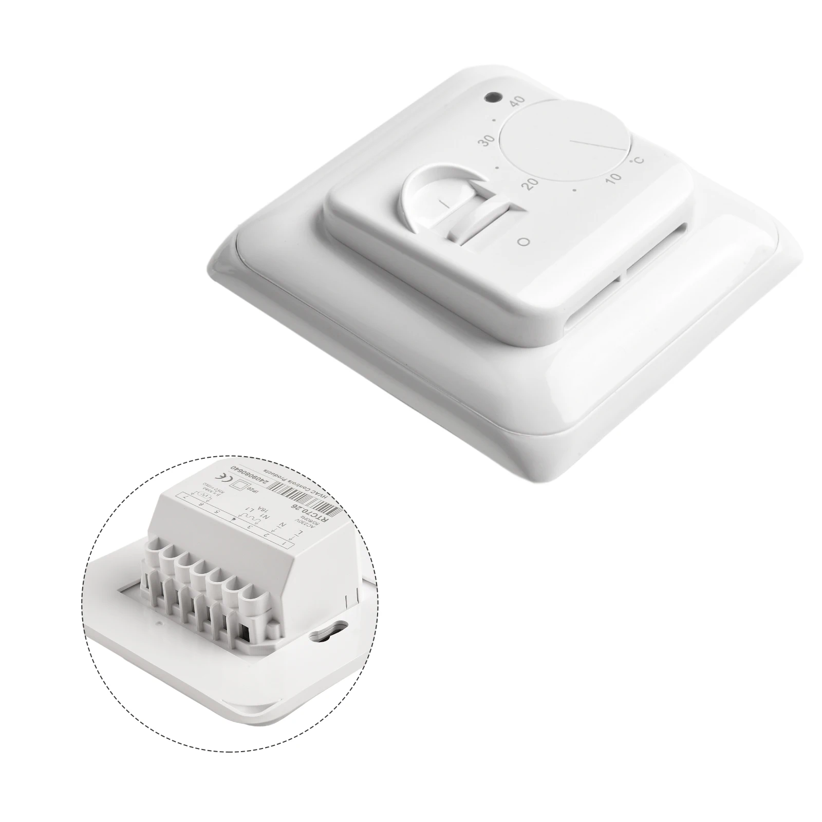 220 ~ 240VAC 50/60Hz calefacción de suelo RTC70.26 termorregulador de habitación 2W termostato eléctrico temperatura de calefacción de suelo