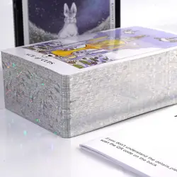 Lunalapin Tarot In A Tin Metal Box Tarot Deck with PDF GuideBook Divination Cards