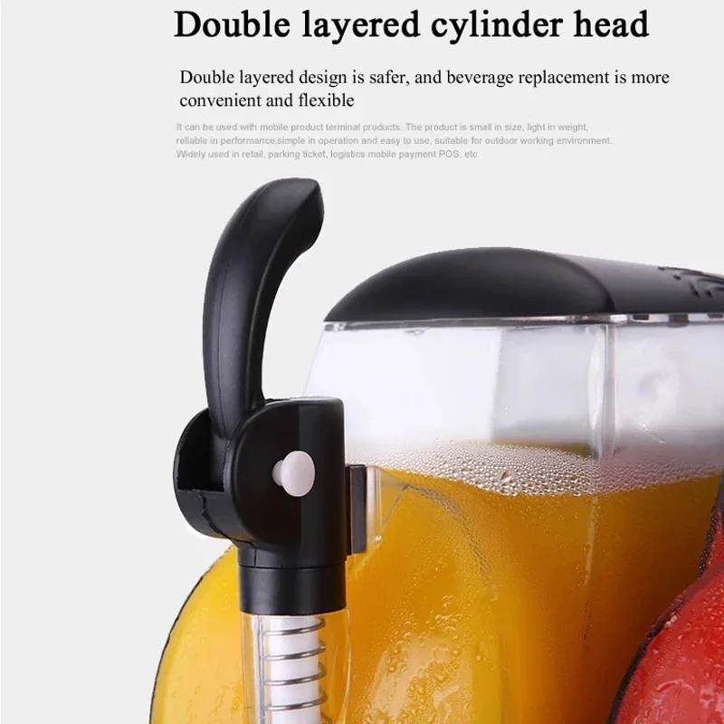 Nostalgia Professional Frozen Slush Machine 2.8 Liter Blender, Premium Quality Smoothies or Slushies For Kitchen Countertops