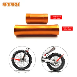 OTOM Motorcycle Front Rear Hub Liner Tube Spacer Bearing Bushing Inner Core Center Kit For KTM EXC SX XCF HUSQVARNA FC FX FE TE