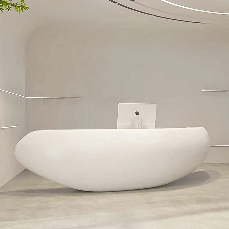 

Design Organizers Reception Desks Company Aesthetic Simple Shop Desks Beauty Salon Mostrador De Tienda Commercial Furniture