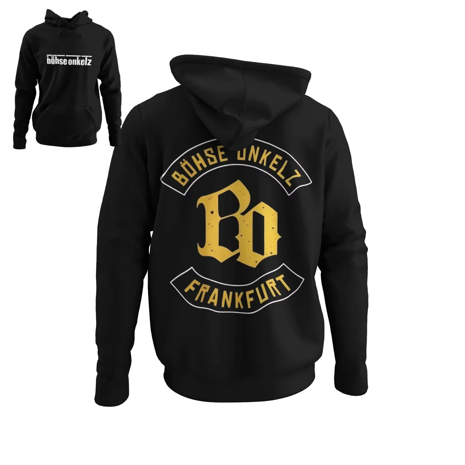 Bohse Onkelz Neues Modell, übergroße Unisex-Kleidung, Kapuzenpullover, Sweatshirt, Sport-Grafik, kurze Ärmel, klassisch, hochwertig