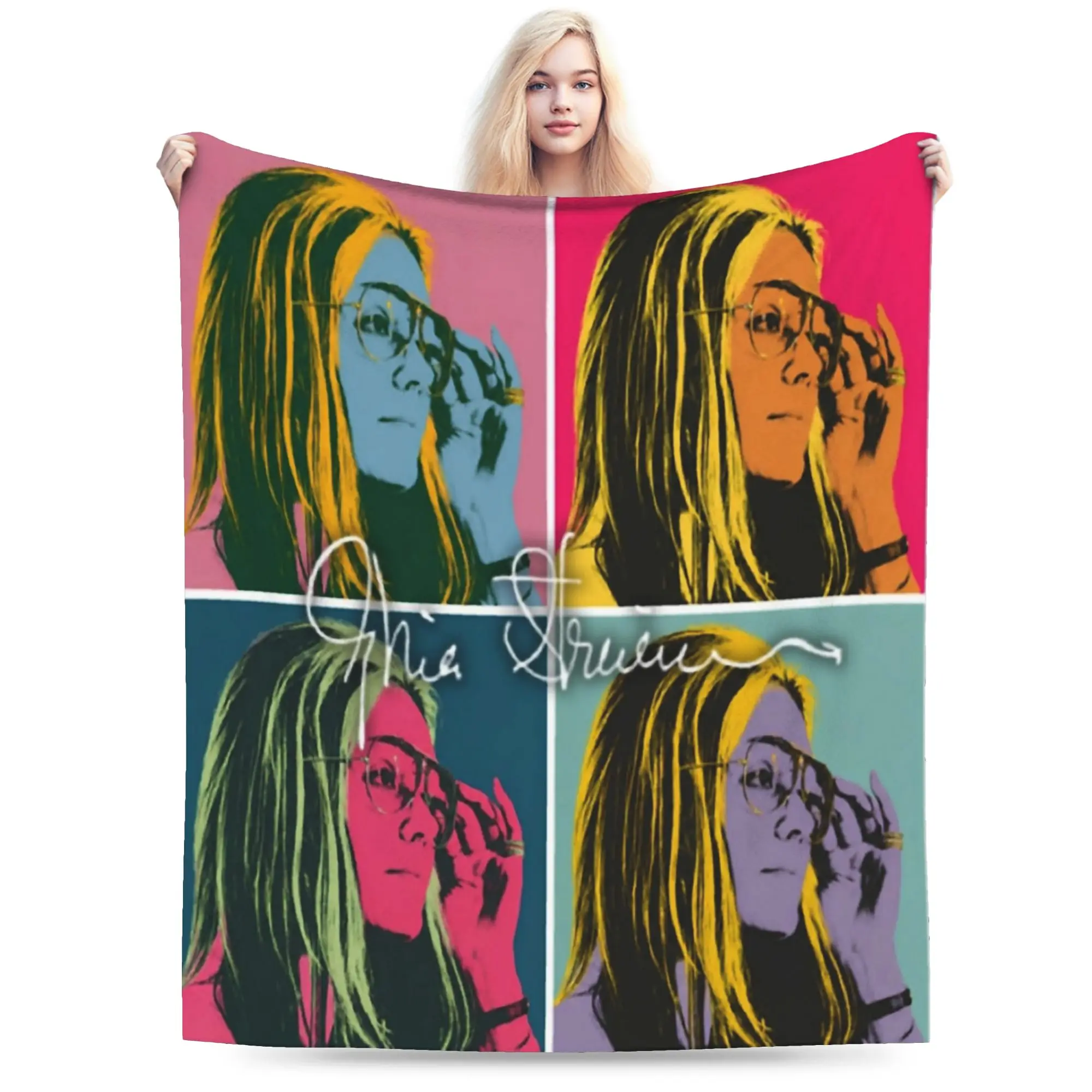 RIP Gloria Steinem  Merch Blankets Ultra-Soft Flannel  Throw Blankets Cozy Bedspreads