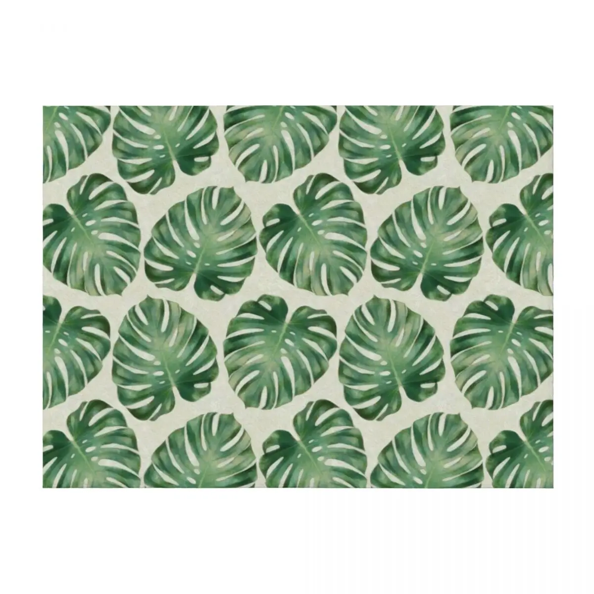 

Monstera leaves Throw Blanket Beach Soft Plush Plaid For Sofa Thin Sofa Throw Blankets