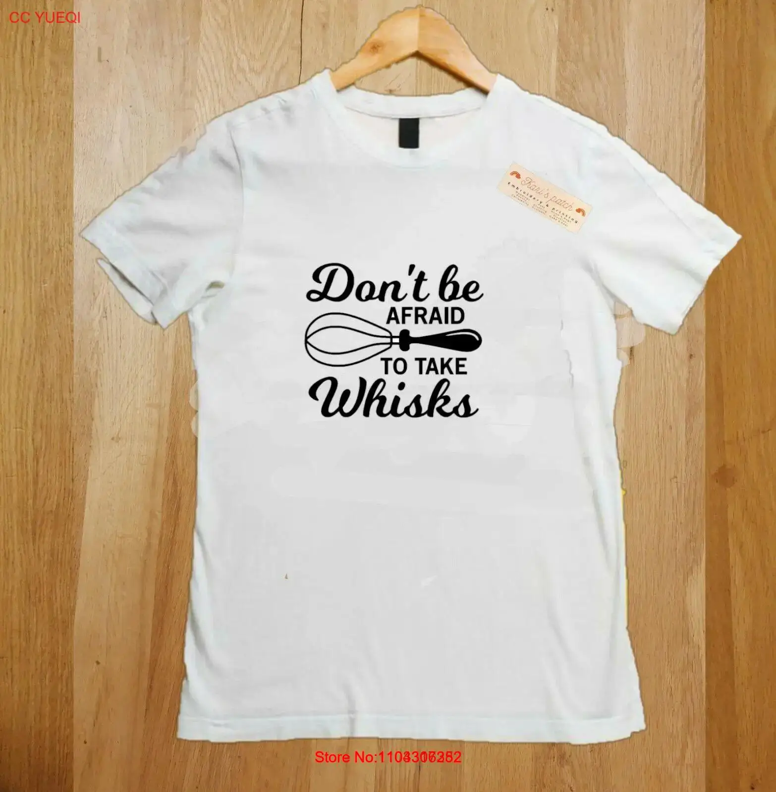 Dont be scared to take whisks 👕tshirt gift birthday christmas unisex