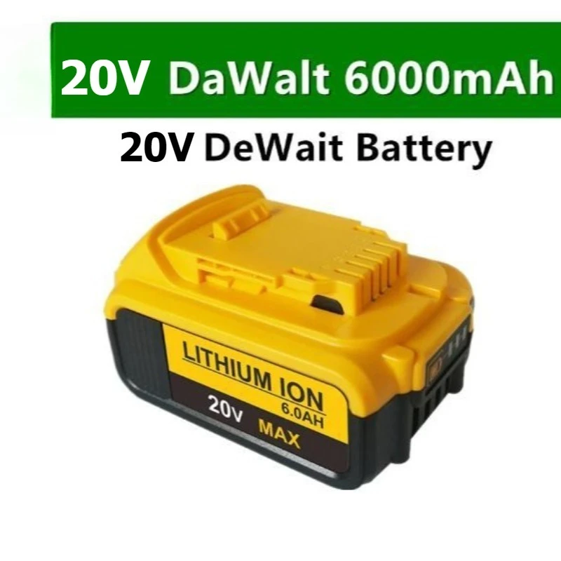 

Electric Goddess New High-Performance Lithium Battery Long Endurance Large Capacity Compatible for Dewalt 20V Battery