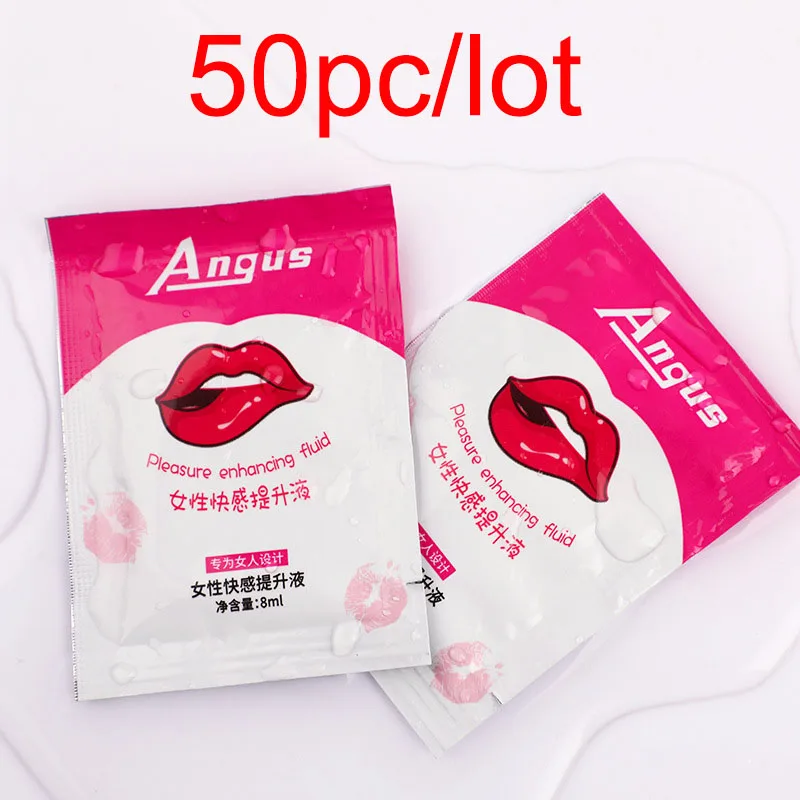 50pc/lot Hyaluronic Acid Lube Sex Toys Female Pleasure Enhancement Liquid 8ml Couple Sexual Lubricant Adult Products Wholesale