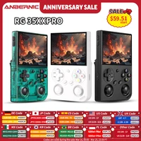 Consola de juegos portátil Retro Anbernic RG 35XXPro, reproductor de juegos RG35XX Pro, compatible con controlador de Streaming WiFi RixelHK, salida de TV HD