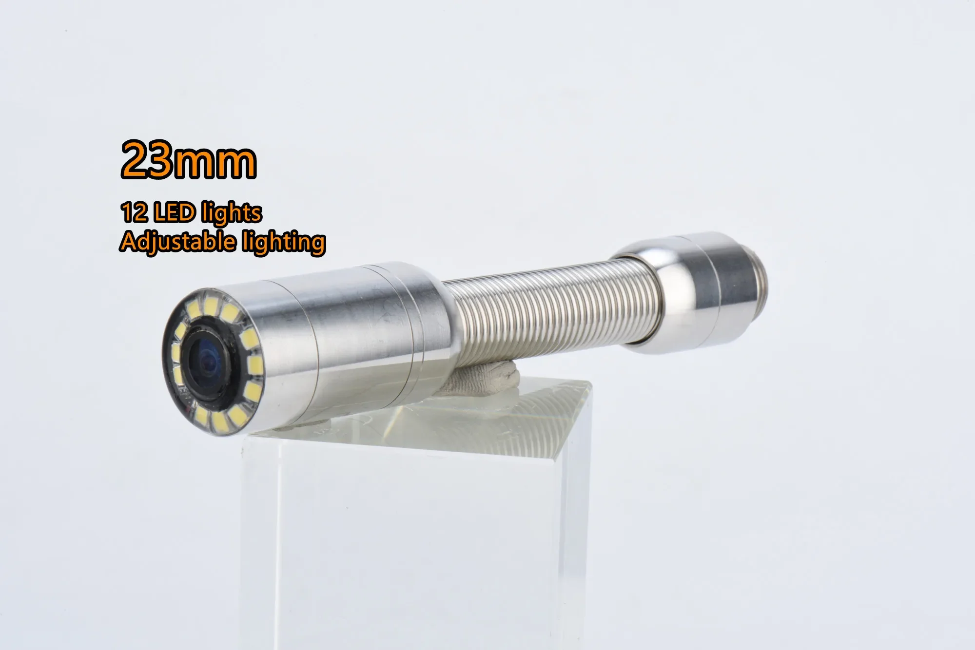 16GB HD Endoscope Camera with 4.3" Display for Pipe Inspection