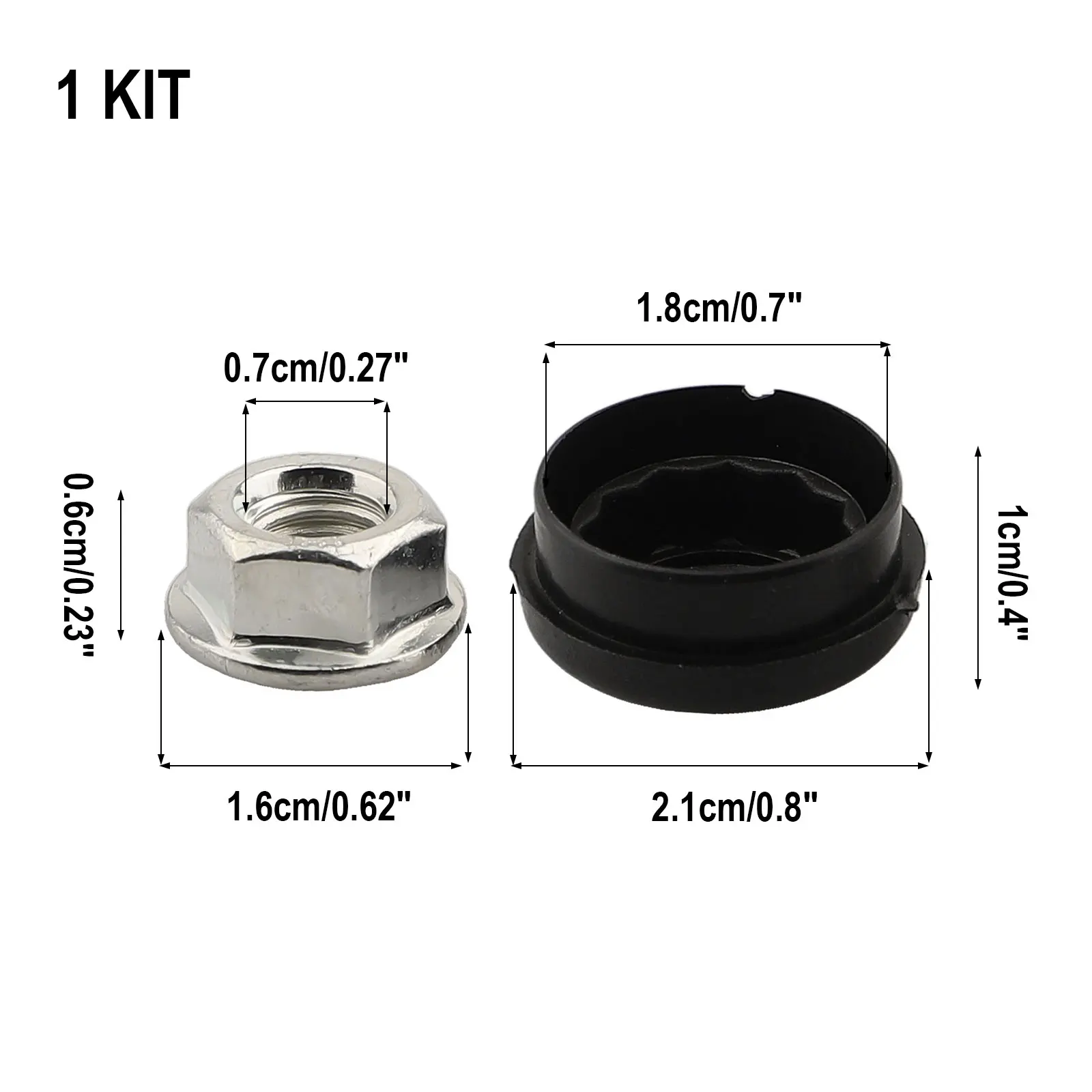 Condition Car Front Windscreen Wiper High Universality Fitment Set Car Front Windscreen Wiper Nut Cap Bolt Rocker Cover Kit
