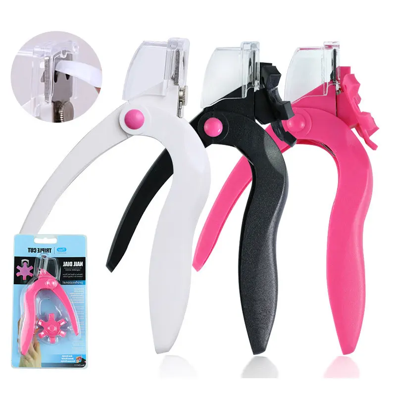 

Professional U-shaped Nail Clipper Stainless Steel False Tips Trimmer Colorful Edge Cutters Toenail Scissors Manicure Tool